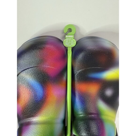 NWT Crocs at Work Slip Resistant Waterproof Shoe SZ 13 Chef Bistro Graphic Clog main image 4